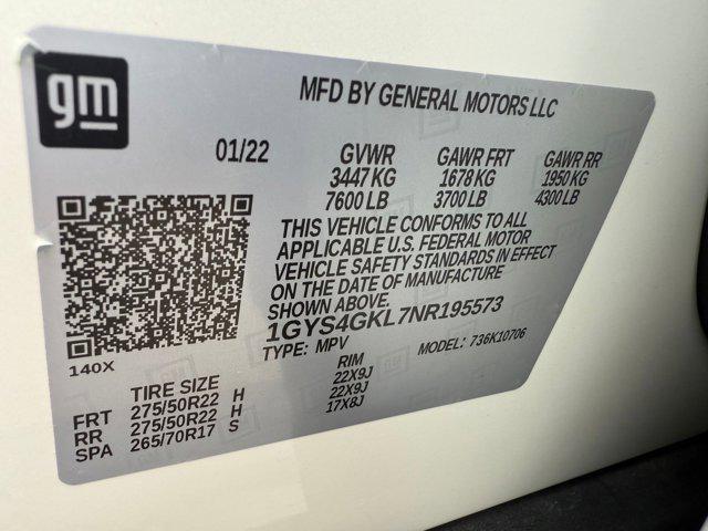 used 2022 Cadillac Escalade car, priced at $74,224