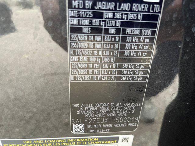 new 2026 Land Rover Defender car, priced at $85,841