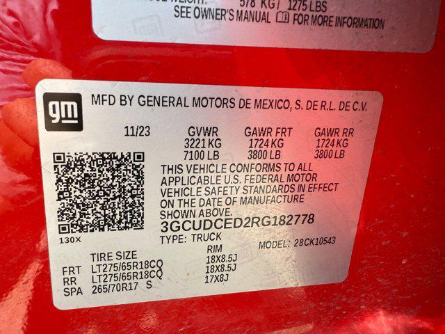 used 2024 Chevrolet Silverado 1500 car, priced at $40,224