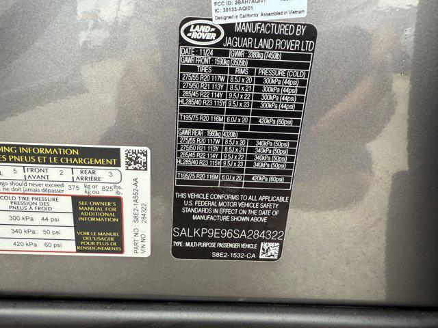 used 2025 Land Rover Range Rover car, priced at $133,222