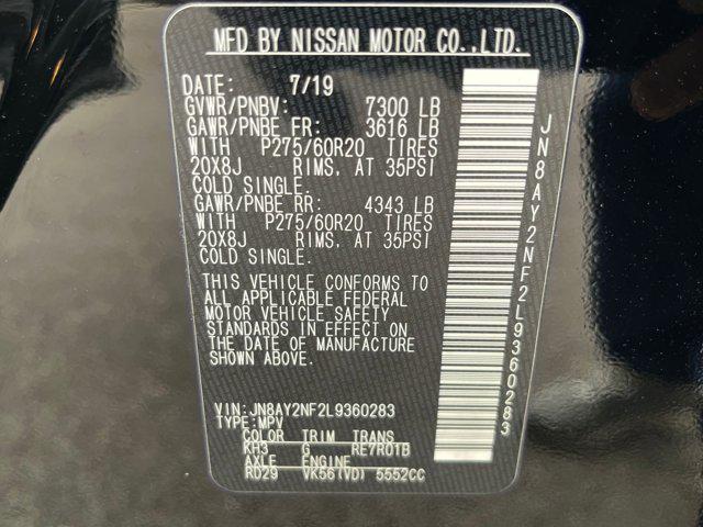 used 2020 Nissan Armada car, priced at $27,999