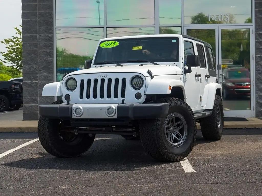 used 2015 Jeep Wrangler Unlimited car, priced at $23,344