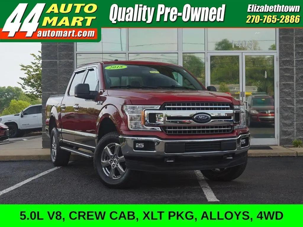 used 2018 Ford F-150 car, priced at $27,744