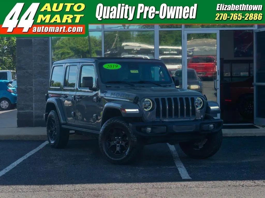 used 2019 Jeep Wrangler Unlimited car, priced at $31,944