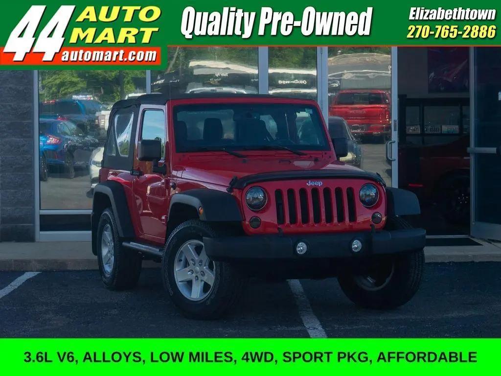 used 2015 Jeep Wrangler car, priced at $17,944
