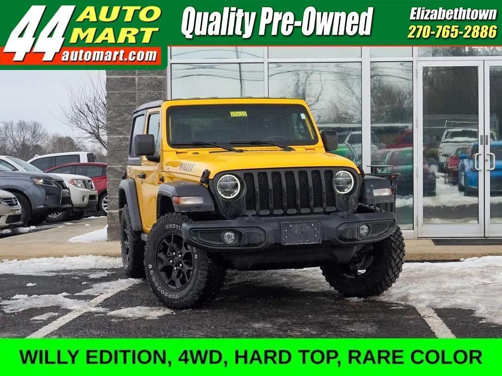 used 2021 Jeep Wrangler car, priced at $27,444