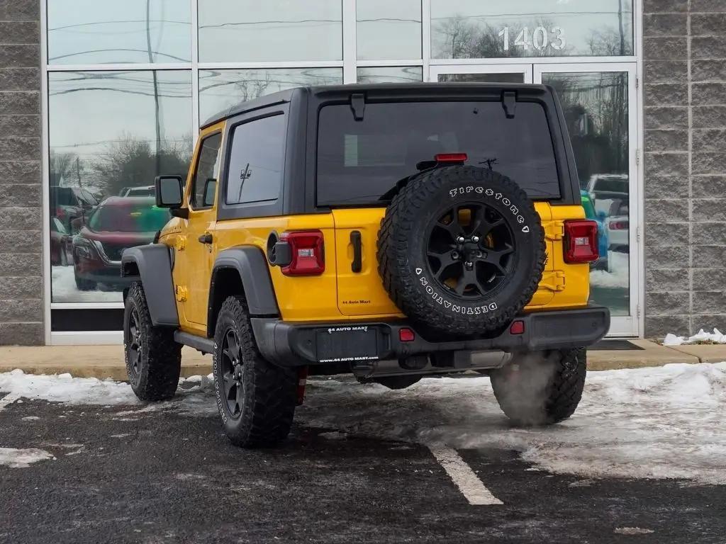 used 2021 Jeep Wrangler car, priced at $27,444