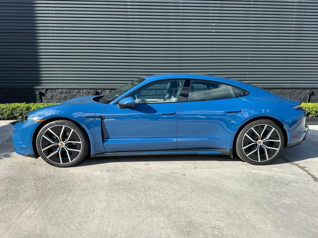 used 2025 Porsche Taycan car, priced at $99,995