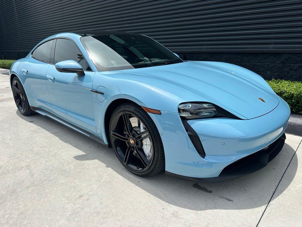 used 2020 Porsche Taycan car, priced at $59,625