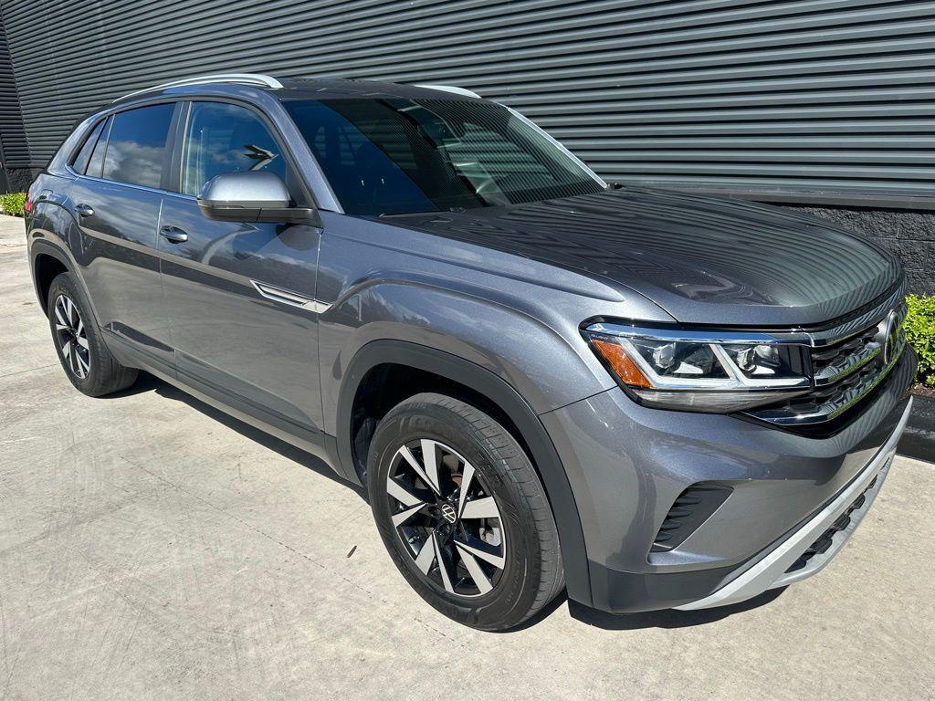 used 2022 Volkswagen Atlas Cross Sport car, priced at $21,495