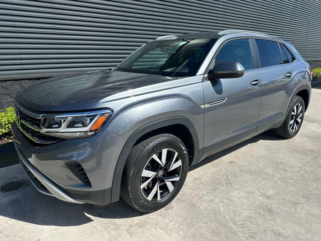 used 2022 Volkswagen Atlas Cross Sport car, priced at $21,495