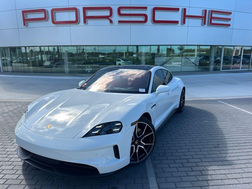 used 2025 Porsche Taycan car, priced at $116,999