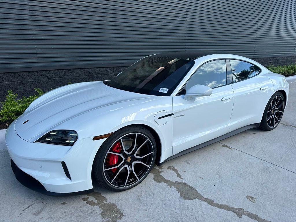 used 2025 Porsche Taycan car, priced at $116,999
