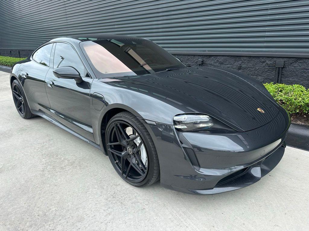 used 2021 Porsche Taycan car, priced at $76,125