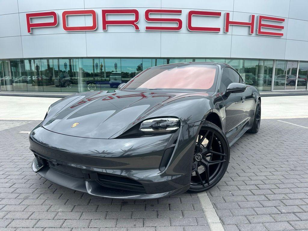 used 2021 Porsche Taycan car, priced at $76,125