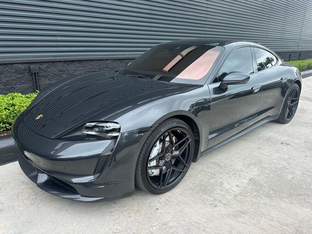 used 2021 Porsche Taycan car, priced at $76,125