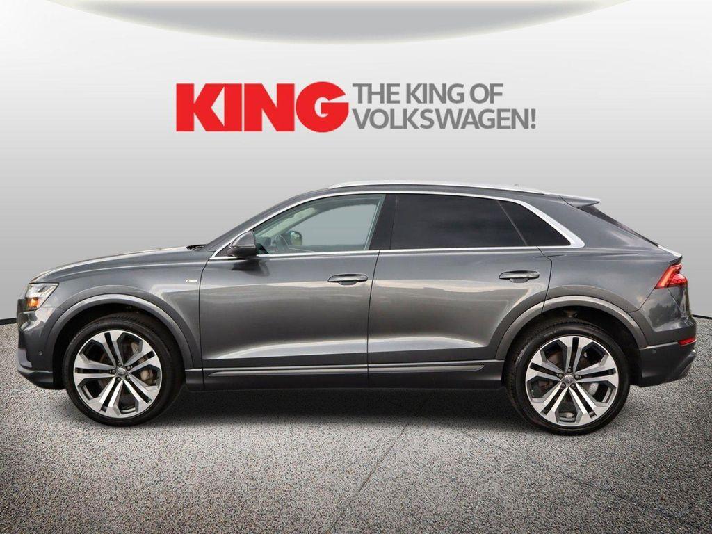 used 2020 Audi Q8 car, priced at $27,900