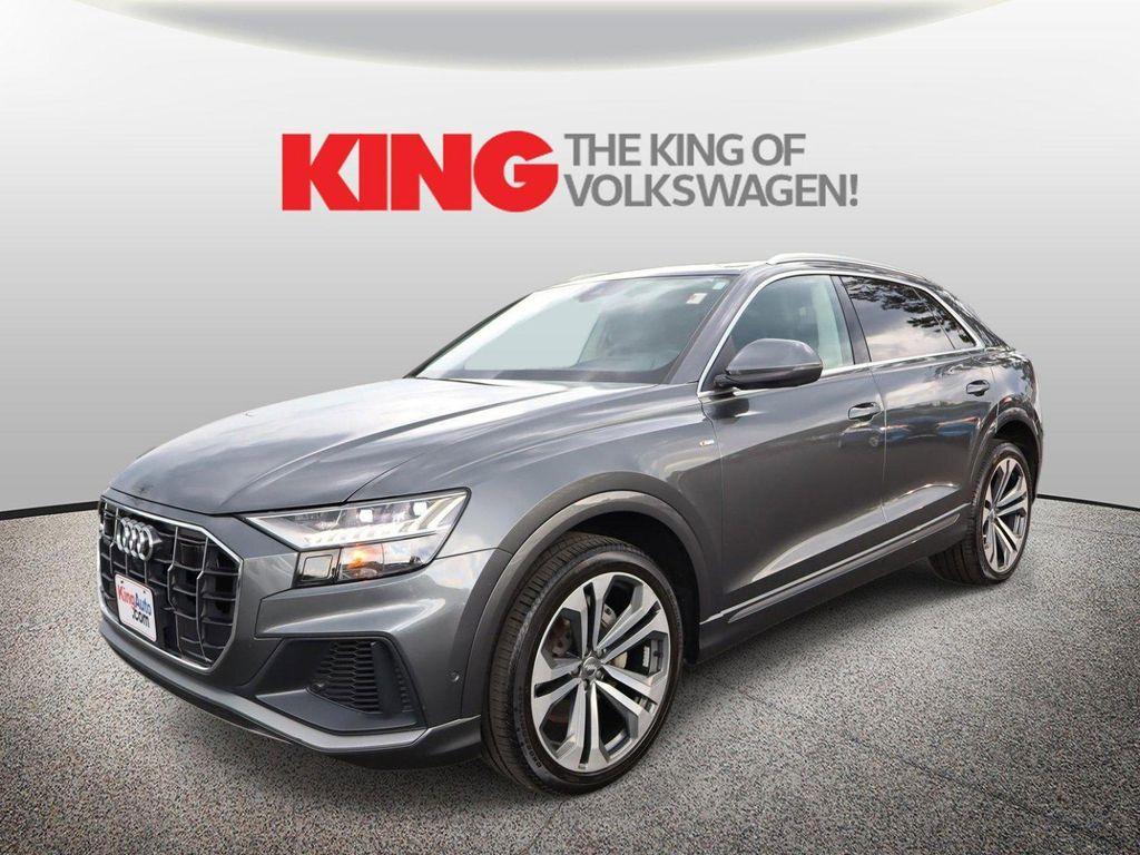 used 2020 Audi Q8 car, priced at $27,900