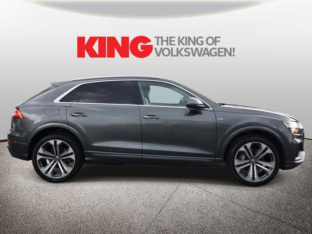 used 2020 Audi Q8 car, priced at $27,900