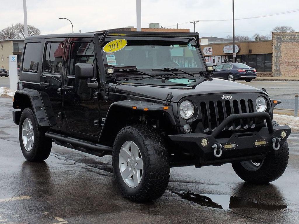 used 2017 Jeep Wrangler Unlimited car, priced at $19,399