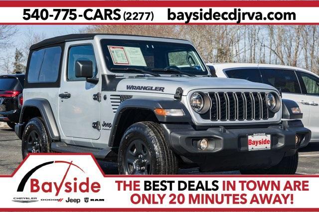 used 2024 Jeep Wrangler car, priced at $27,500