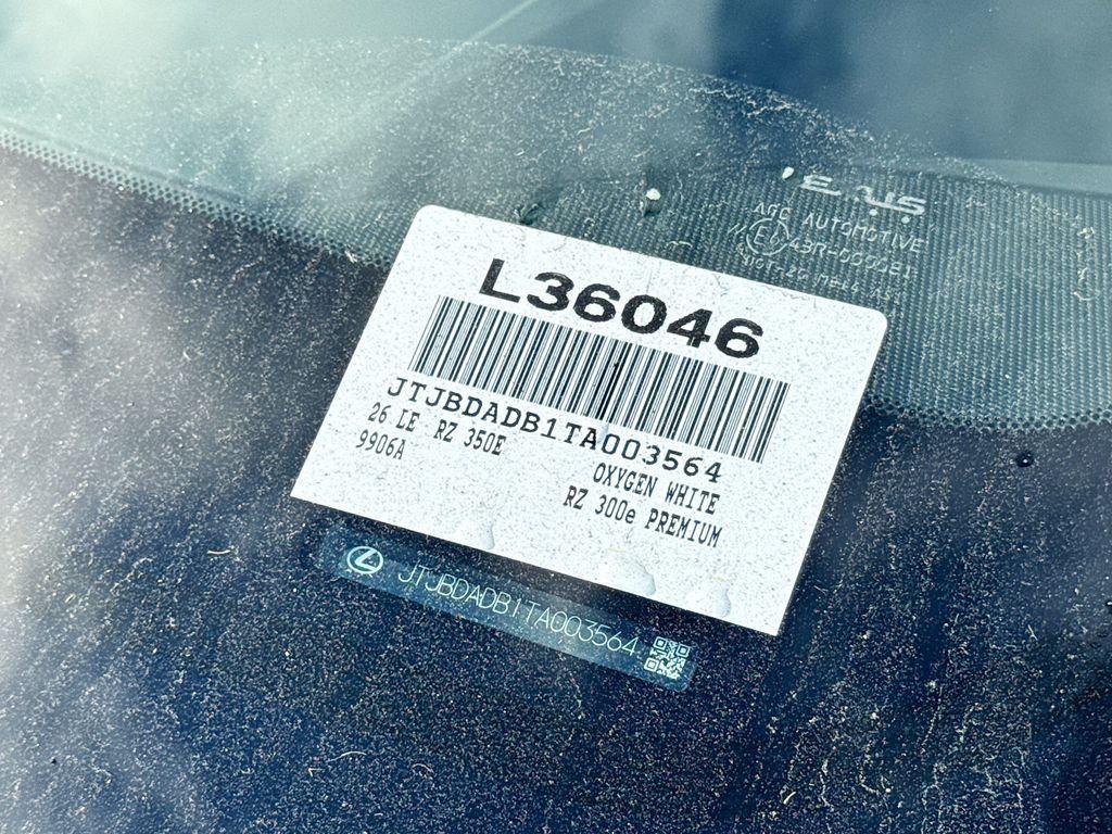 new 2026 Lexus RZ 350e car, priced at $53,471