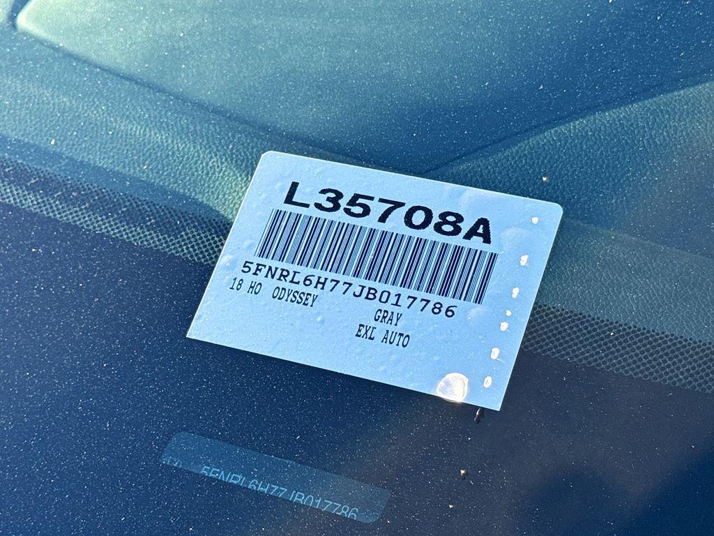 used 2018 Honda Odyssey car, priced at $20,595