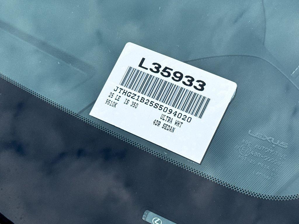 new 2025 Lexus IS 350 car, priced at $57,106