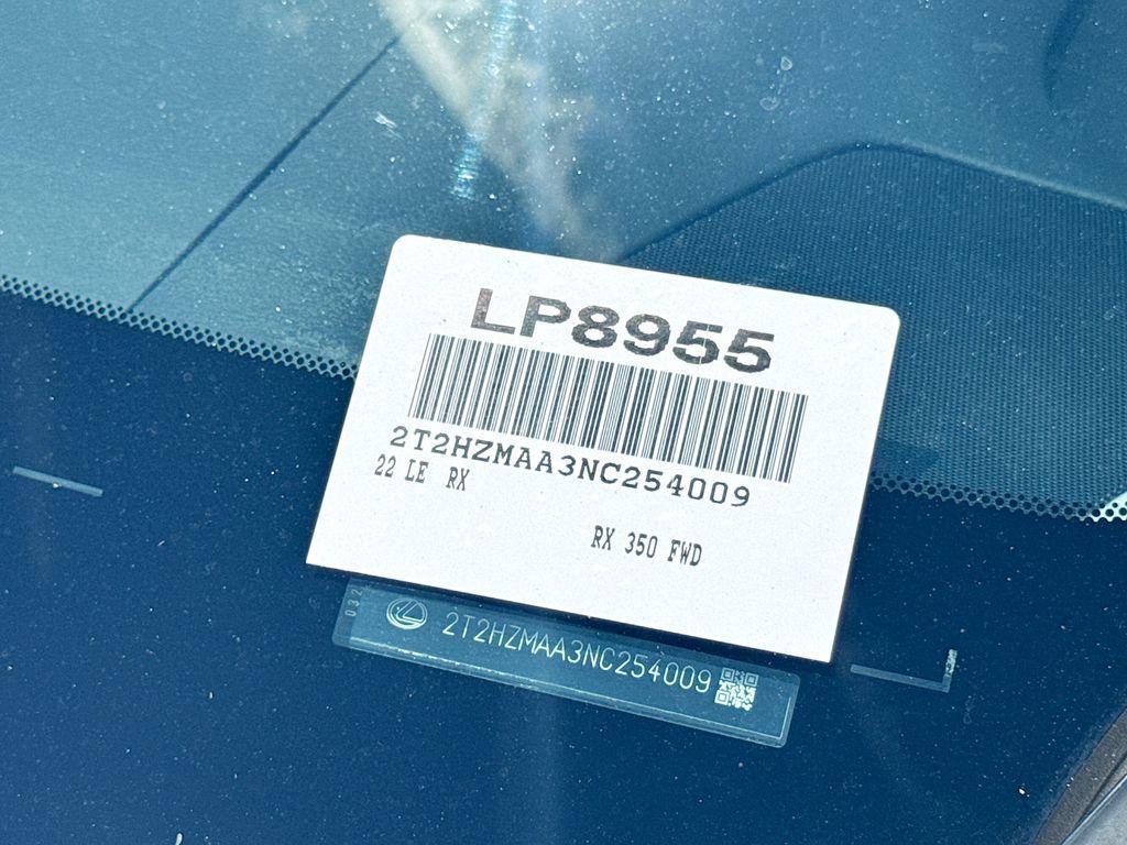 used 2022 Lexus RX 350 car, priced at $46,014