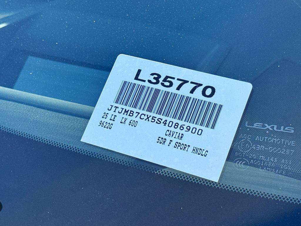 new 2025 Lexus LX 600 car, priced at $120,020