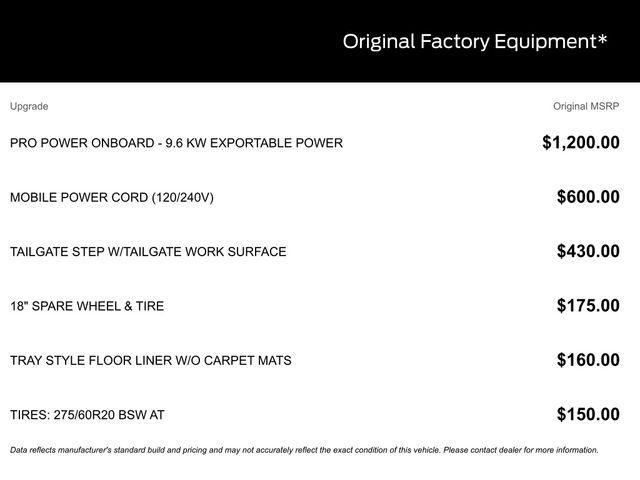 new 2025 Ford F-150 Lightning car, priced at $60,354