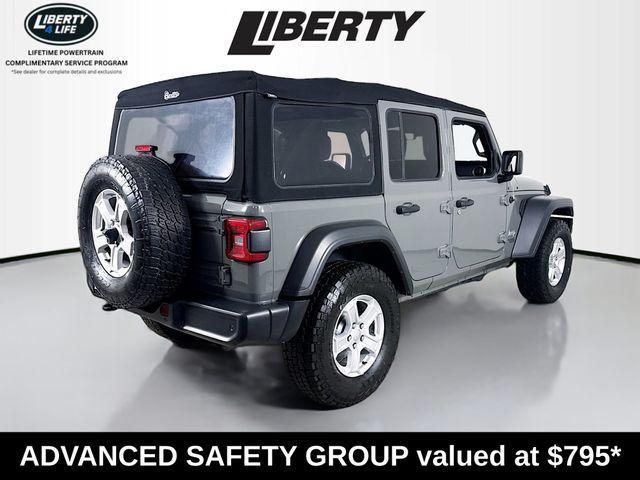 used 2020 Jeep Wrangler Unlimited car, priced at $22,500
