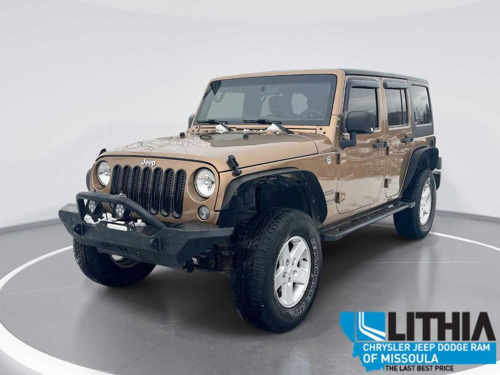 used 2015 Jeep Wrangler Unlimited car, priced at $16,465