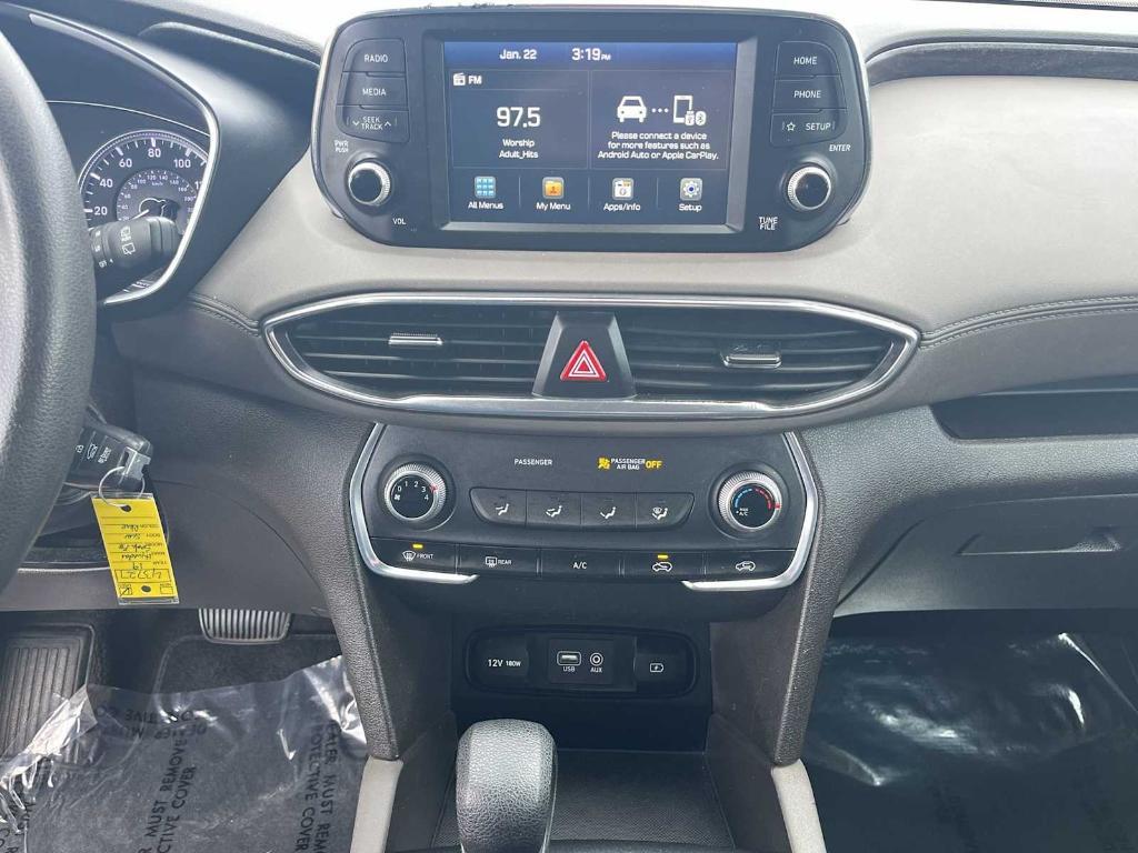 used 2019 Hyundai Santa Fe car, priced at $12,484