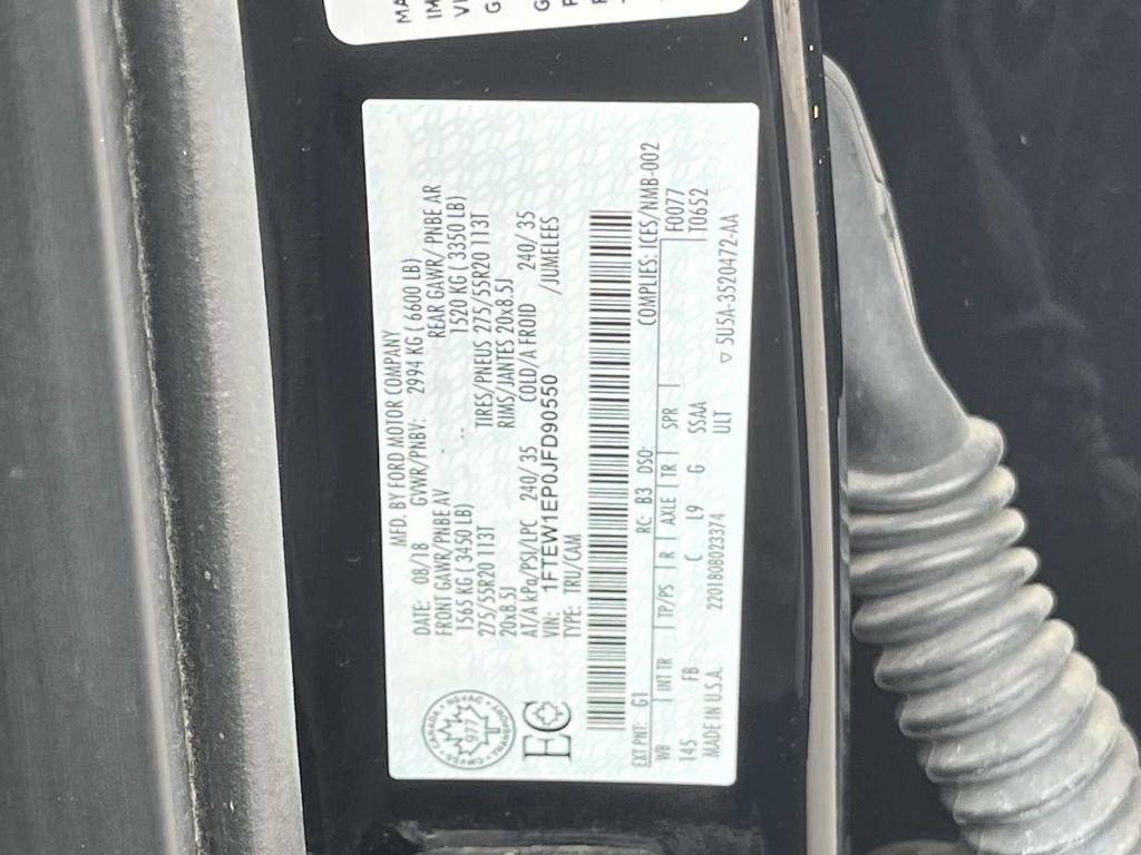 used 2018 Ford F-150 car, priced at $25,916