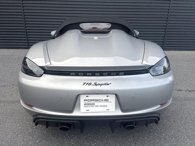 used 2021 Porsche 718 Spyder car, priced at $117,718