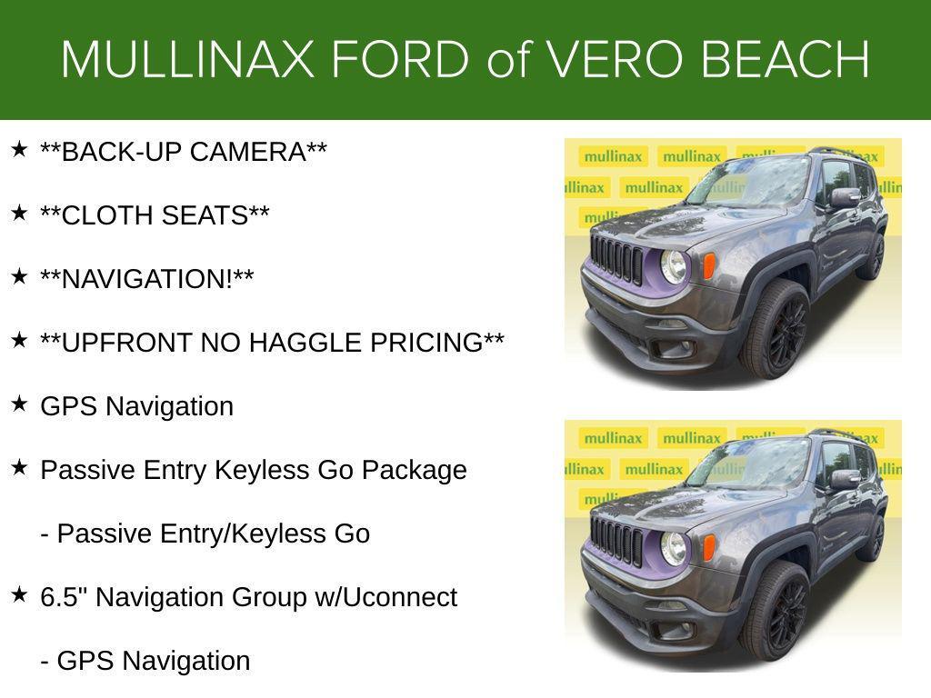 used 2016 Jeep Renegade car, priced at $9,501