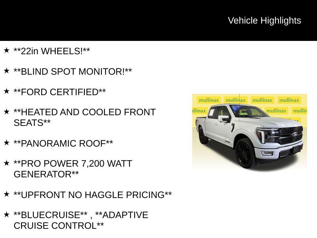 used 2025 Ford F-150 car, priced at $70,901