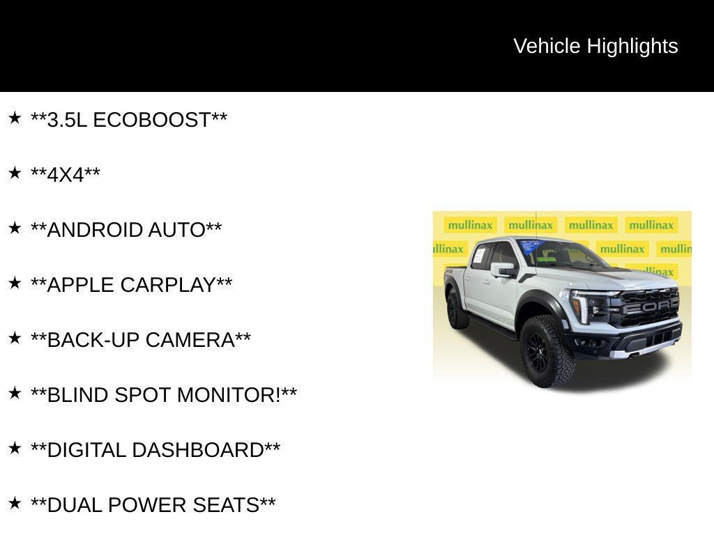 used 2024 Ford F-150 car, priced at $80,900