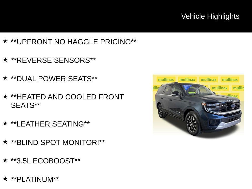 used 2025 Ford Expedition car, priced at $74,900