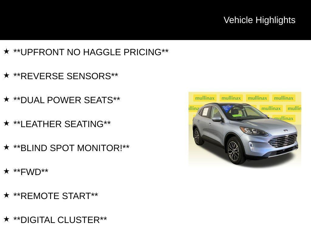 used 2022 Ford Escape car, priced at $25,900