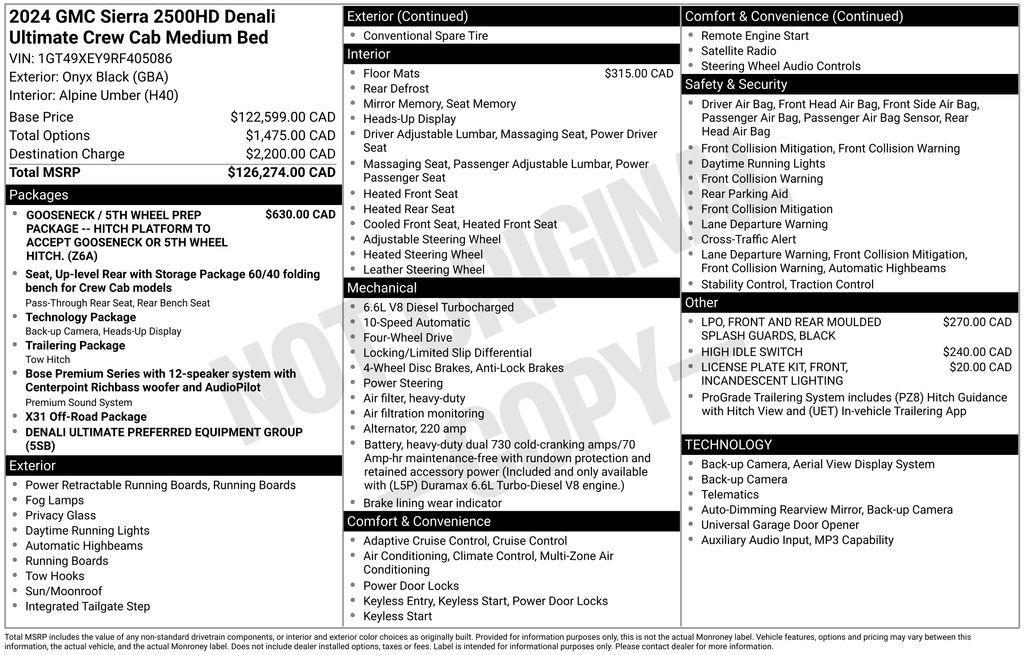 used 2024 GMC Sierra 2500 car, priced at $79,901