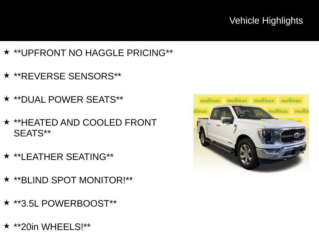 used 2022 Ford F-150 car, priced at $52,900