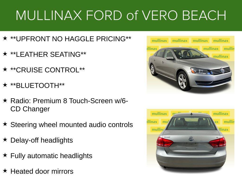 used 2012 Volkswagen Passat car, priced at $5,900