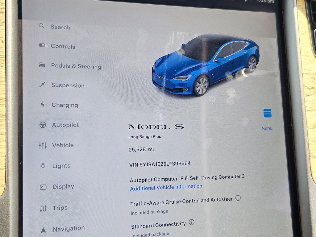 used 2020 Tesla Model S car, priced at $34,870
