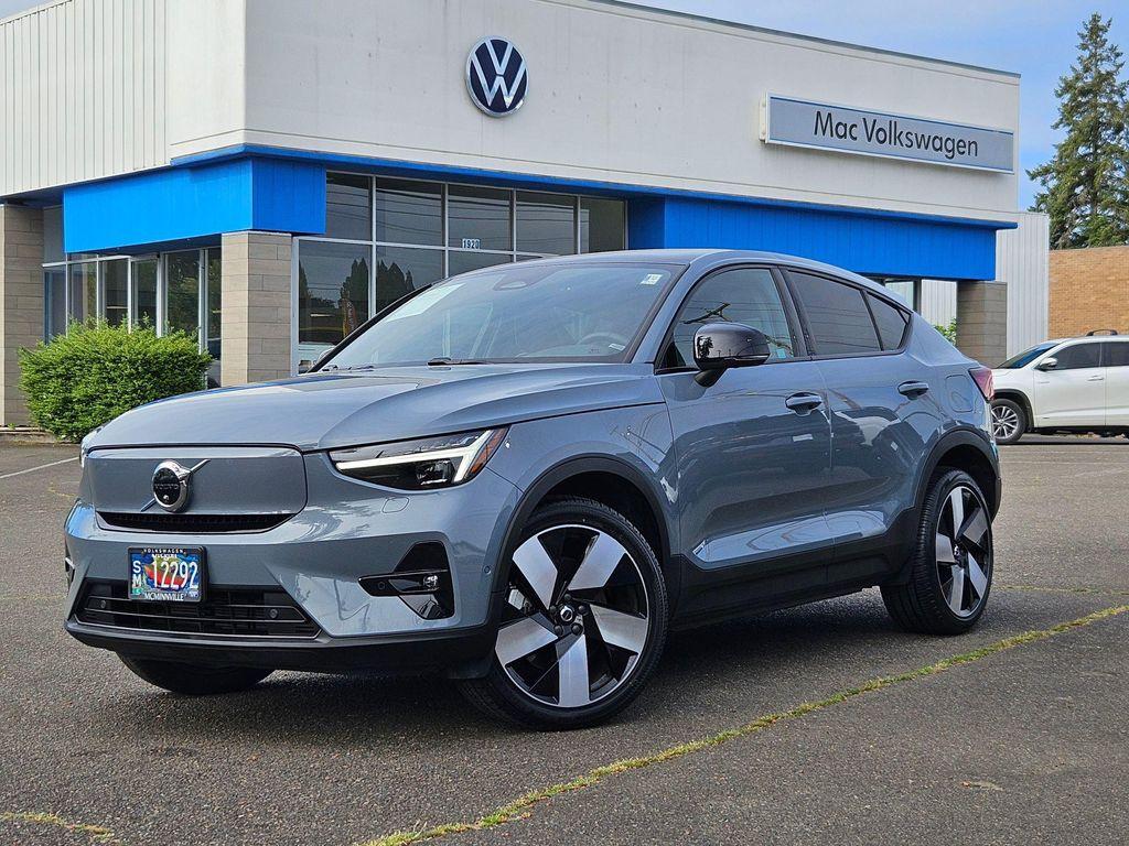 used 2023 Volvo C40 Recharge Pure Electric car, priced at $27,880