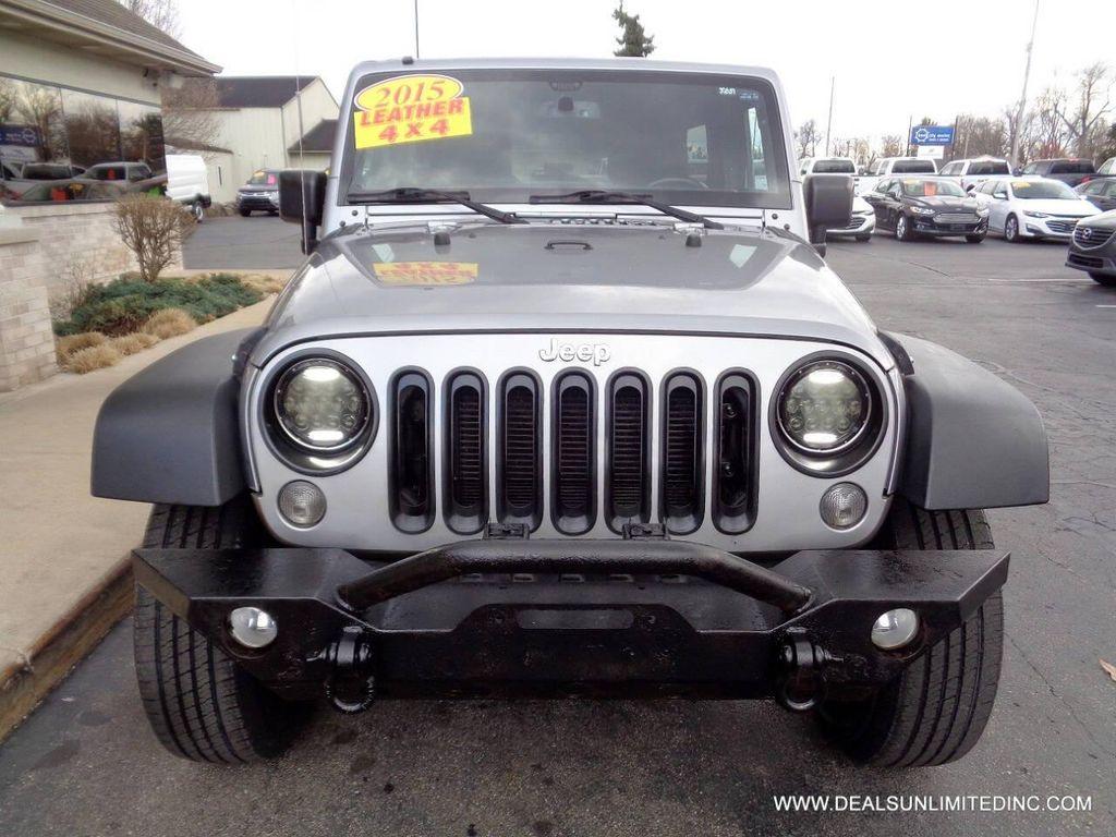 used 2015 Jeep Wrangler Unlimited car, priced at $13,988