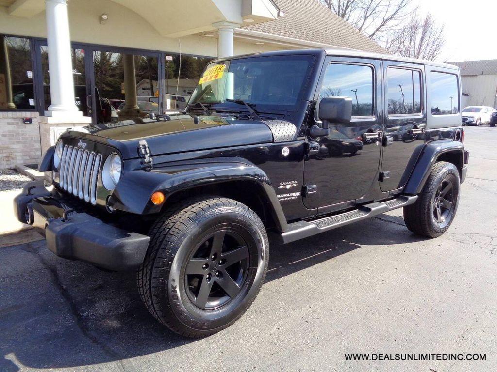 used 2018 Jeep Wrangler JK Unlimited car, priced at $18,888