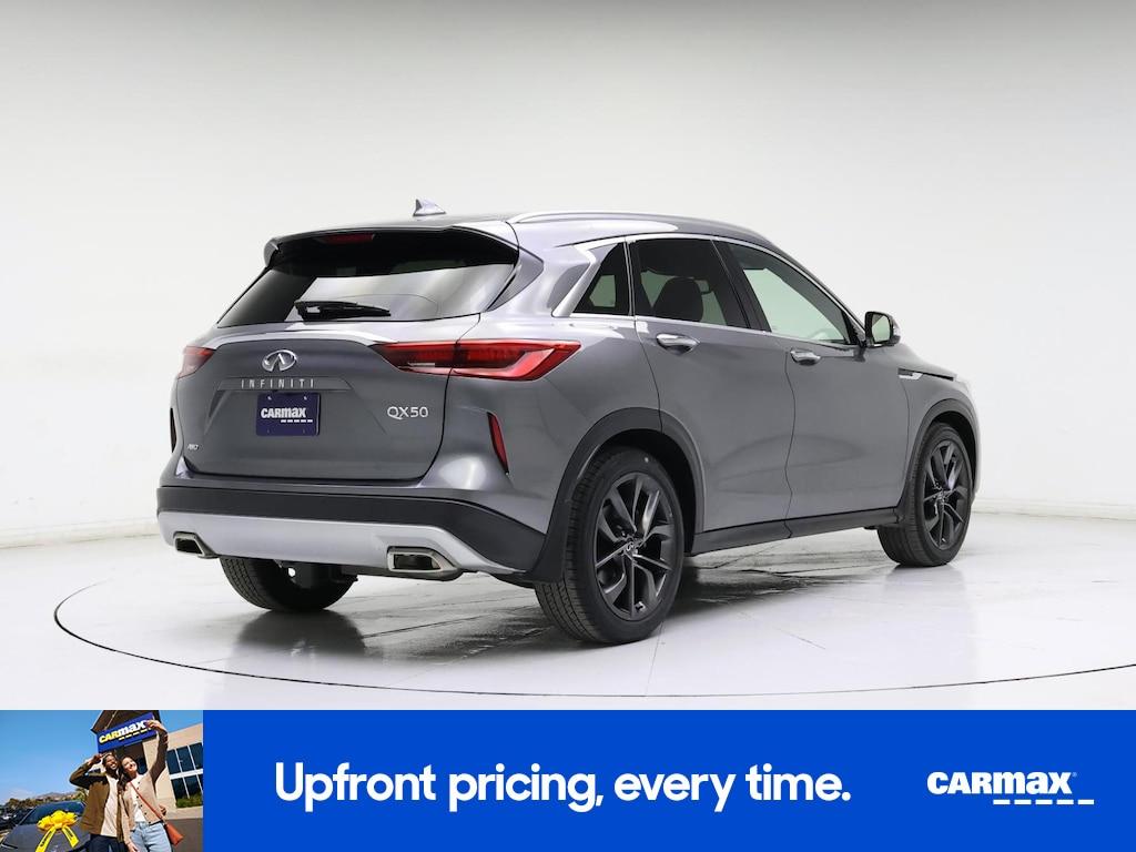 used 2022 INFINITI QX50 car, priced at $30,998