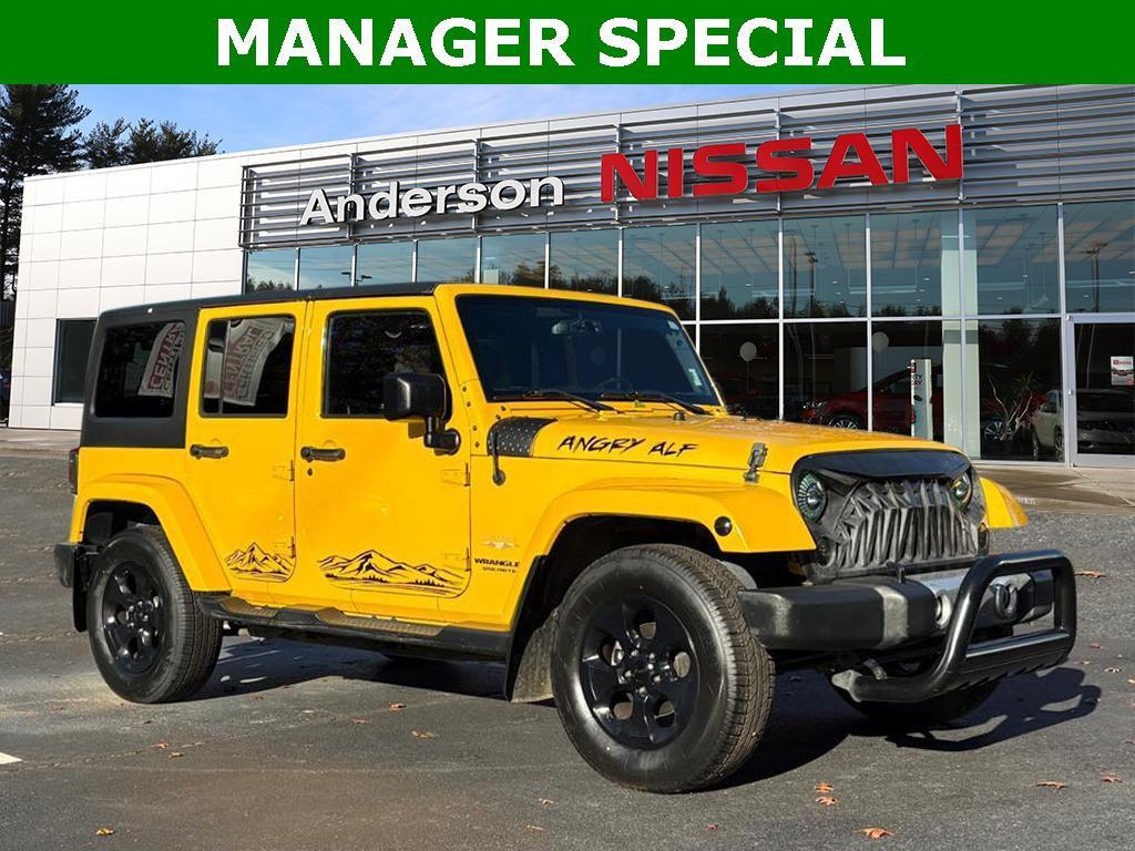 used 2015 Jeep Wrangler Unlimited car, priced at $14,880